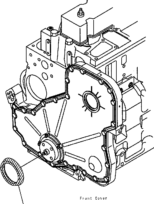 Вкладыш в сборе 6151-36-3040 KOMATSU