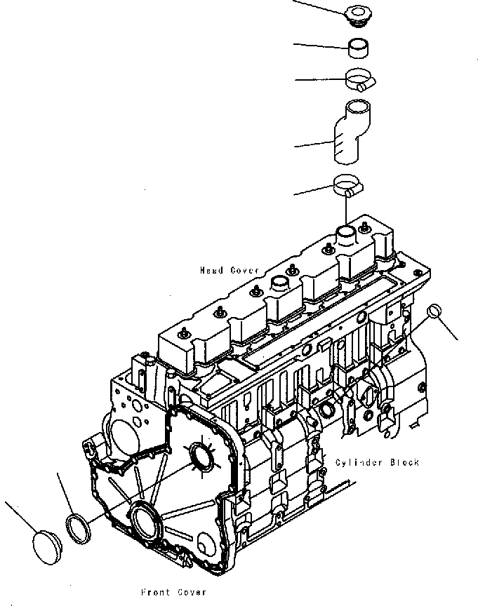HOUSING,ROCKER ARM 6156-11-7110 KOMATSU