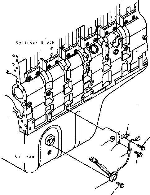 Масляный насос в сборе 6154-51-1000 KOMATSU