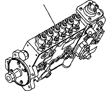 Топливный насос высокого давления в сборе 6743-71-1130 KOMATSU