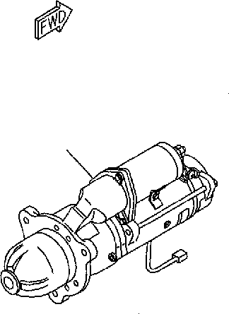 STARTING MOTOR ASS'Y,(11KW) \0\600-863-8110 KOMATSU