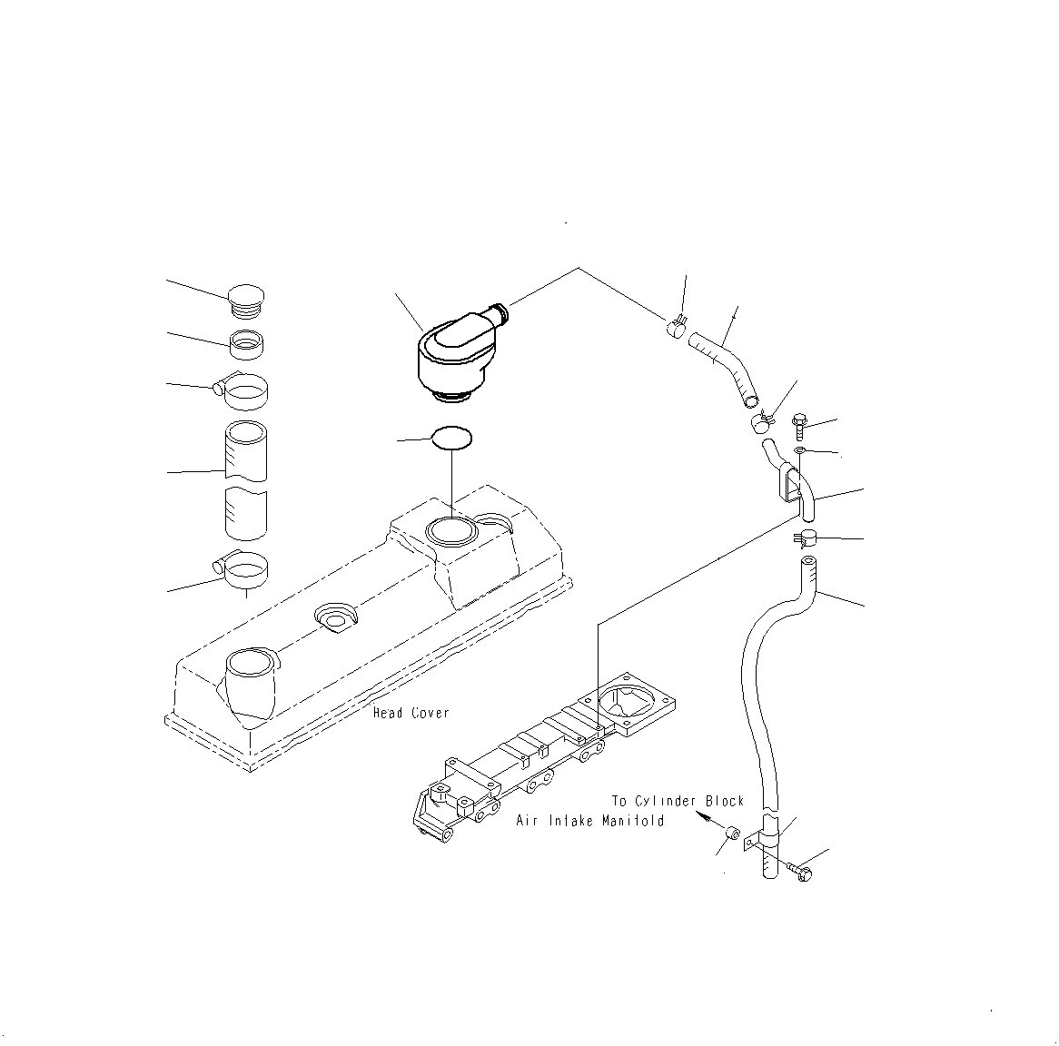 Шланг 07286-01915 KOMATSU