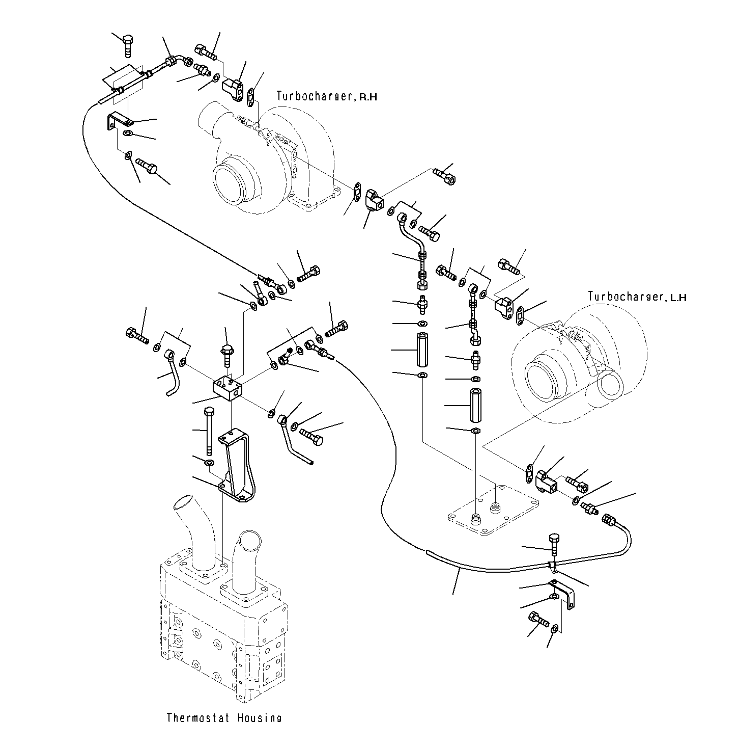 Соединительный штуцер 6219-61-8710 KOMATSU