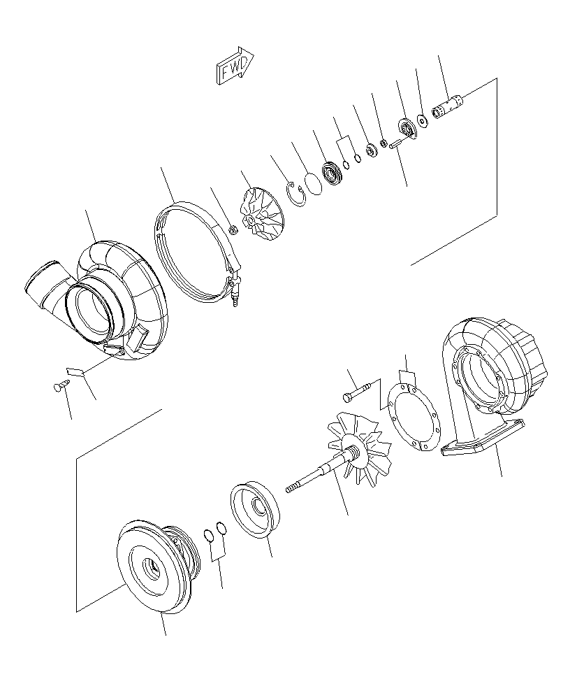 HOUSING,CENTER 6502-52-0010 KOMATSU