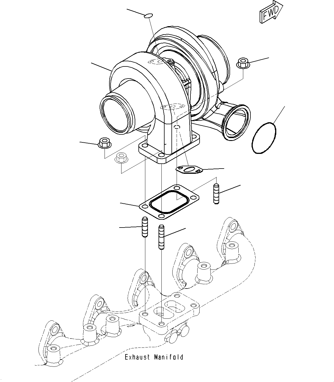 Turbocharger Kit 6745-81-8041 KOMATSU