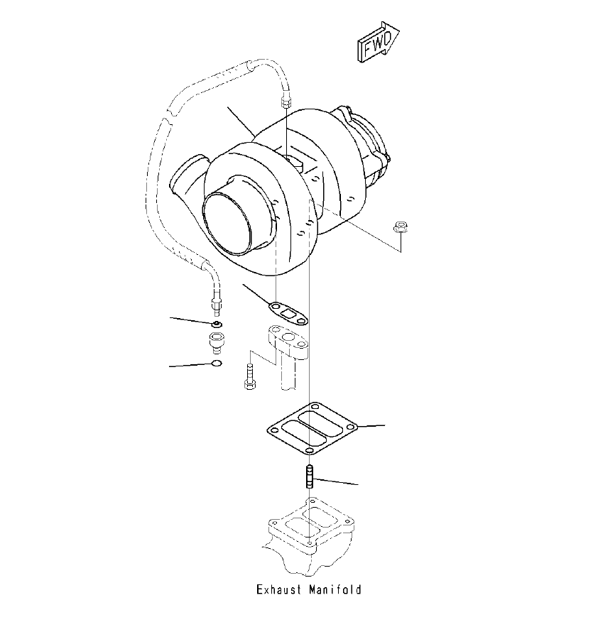 TURBOCHARGER KIT 6742-81-1120 KOMATSU