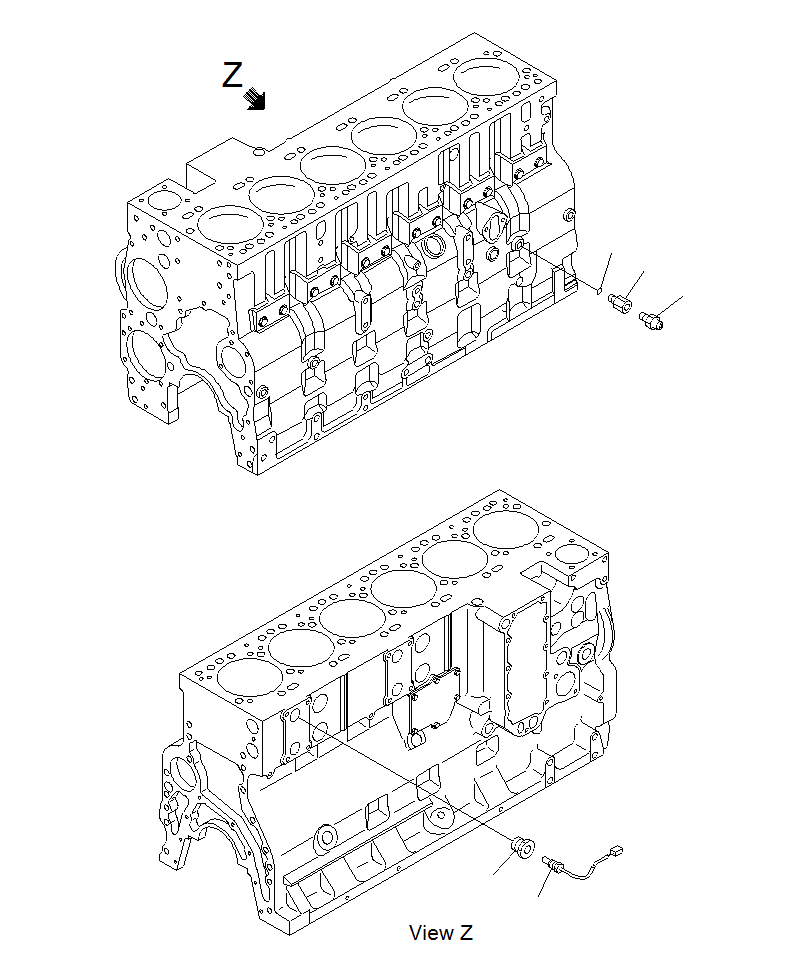 SENSOR (THERMO) 7861-11-6140 KOMATSU