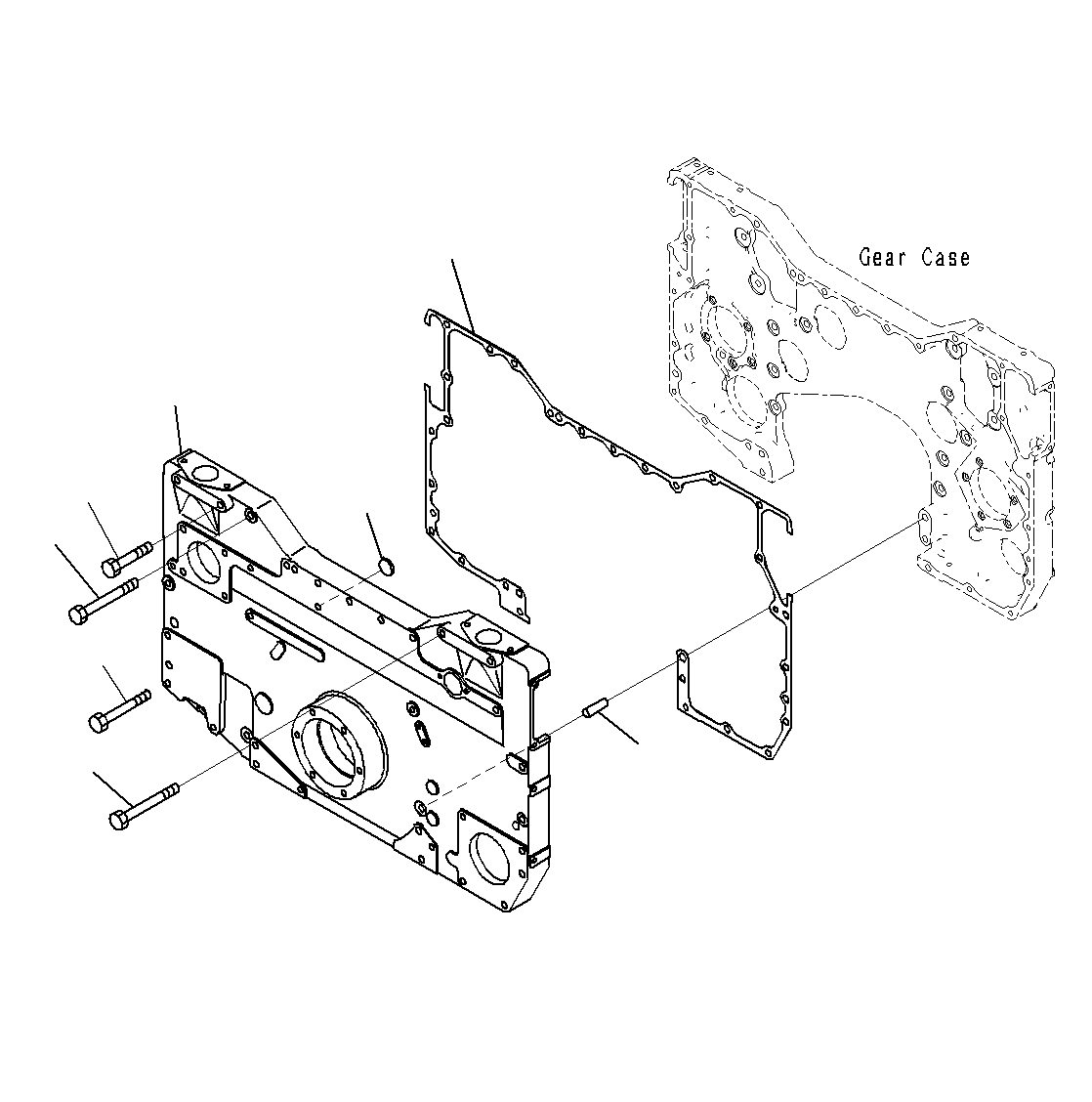 COVER{GEAR CASE} 6219-21-3210 KOMATSU
