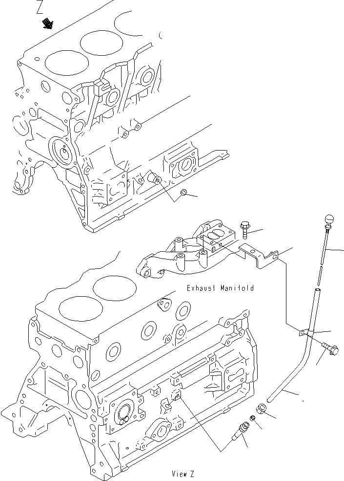 GAUGE, OIL 6205-21-5320 KOMATSU