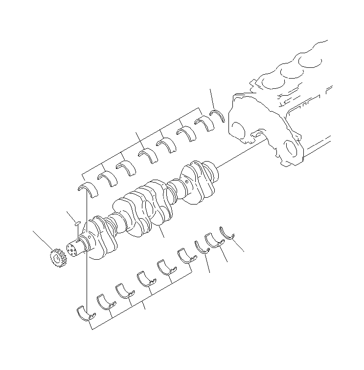 Crankshaft Assembly 6252-31-1010 KOMATSU