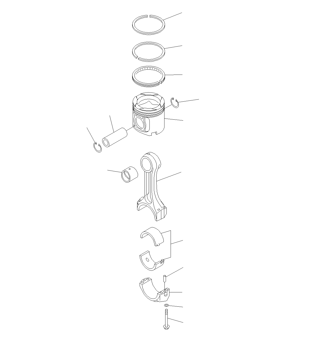 Rod Assembly, L.H. 6219-31-3200 KOMATSU