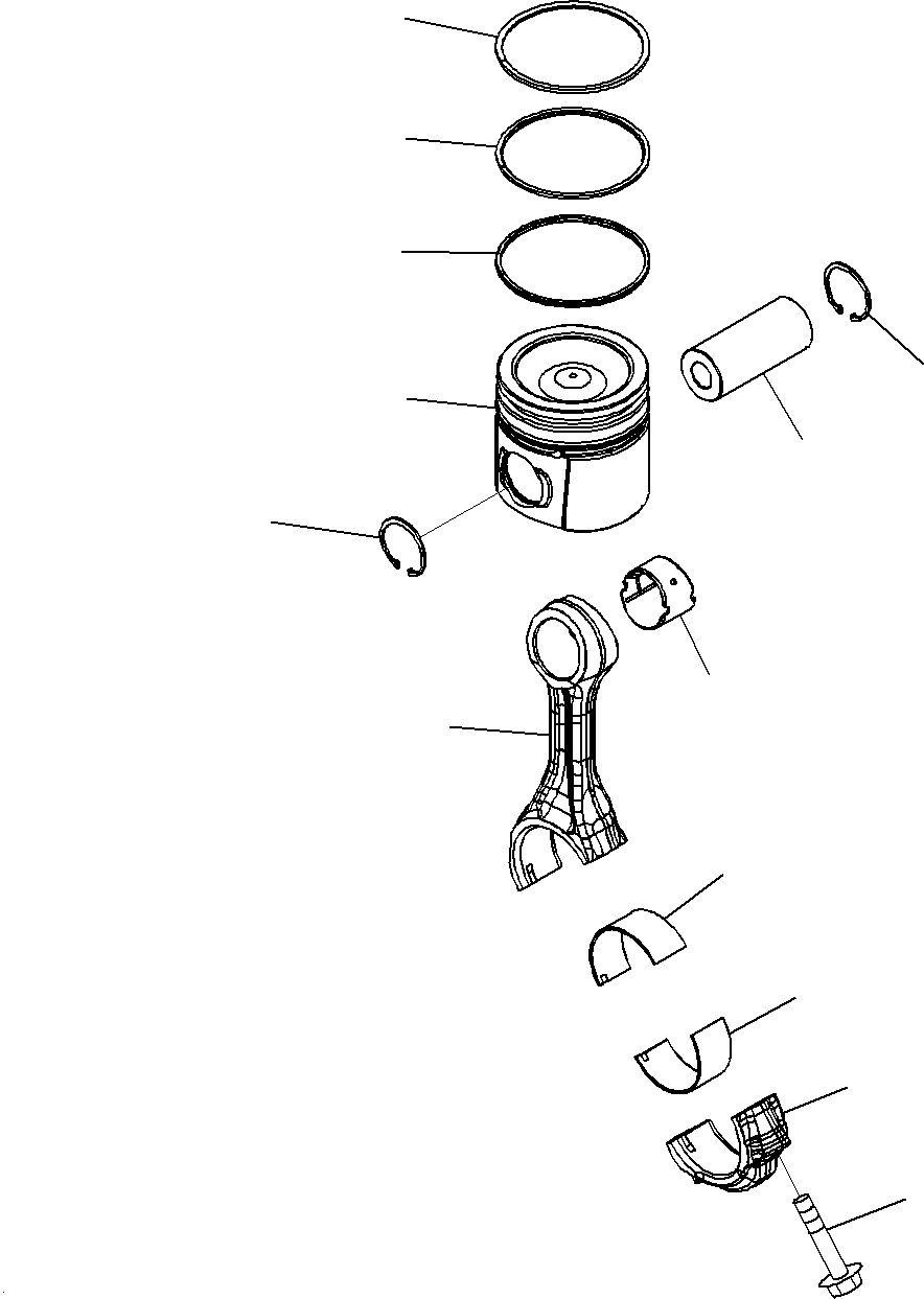 Piston Ring Assembly 6745-31-2012 KOMATSU