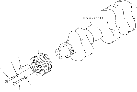 PULLEY, HARDENING 6156-31-1560 KOMATSU