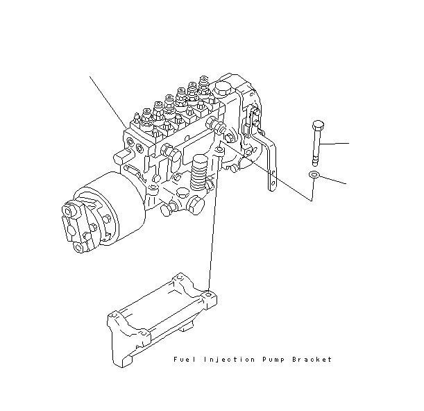Топливный насос высокого давления в сборе 6151-72-1180 KOMATSU