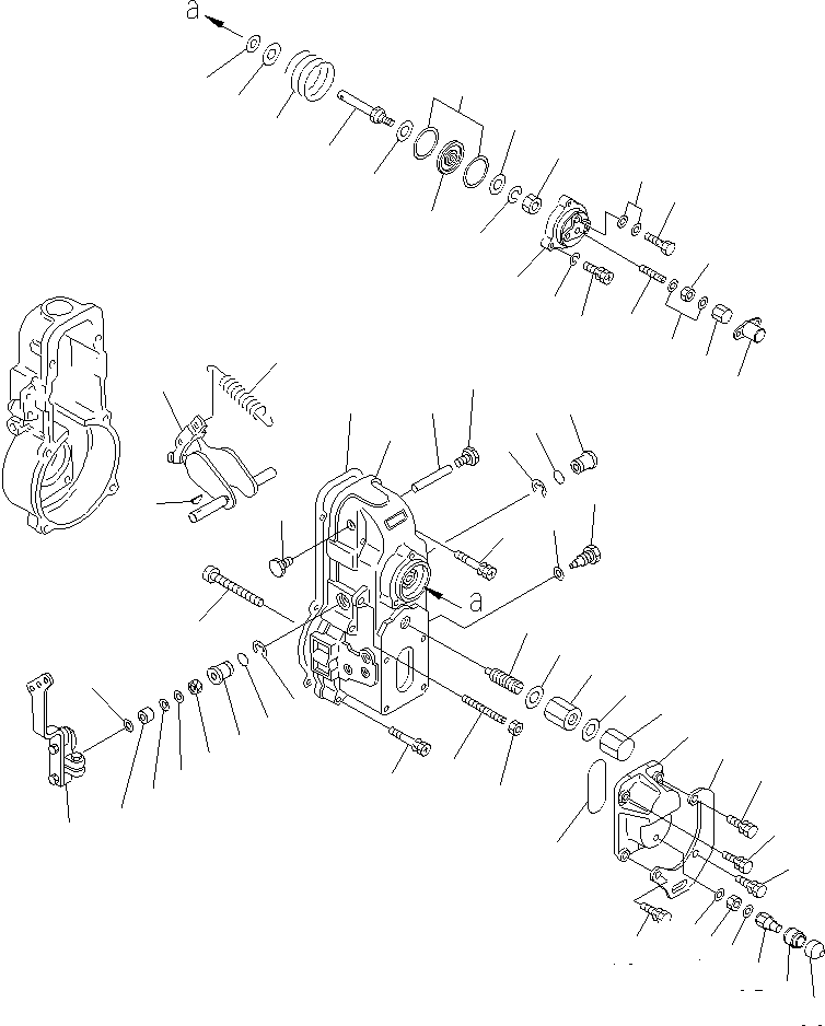 Регулятор в сборе (DK10540-11441) KOMATSU