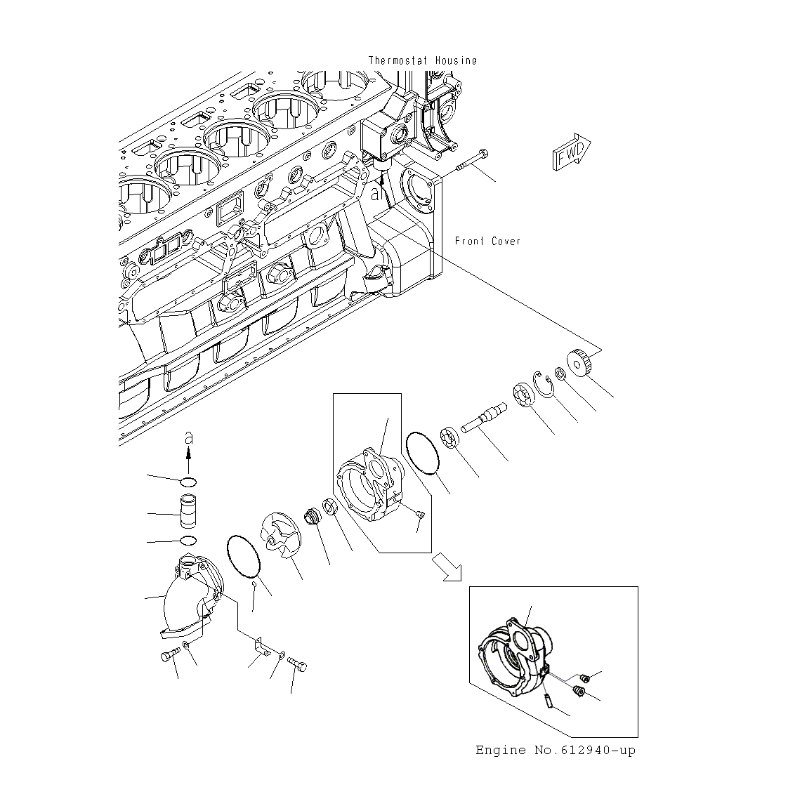 Корпус 6240-61-1111 KOMATSU