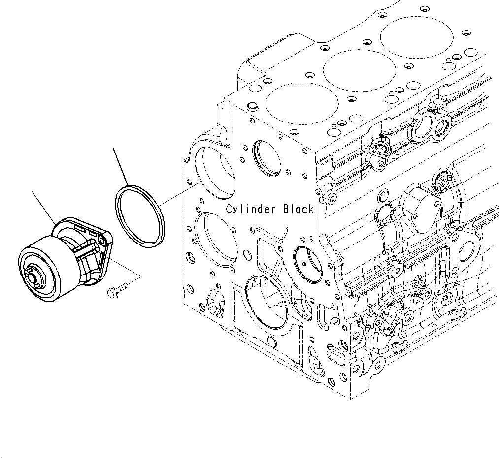 Water Pump Assembly 6754-61-1210 KOMATSU