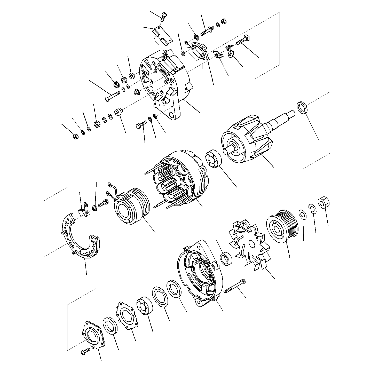 Alternator Assembly 600-861-9121 KOMATSU
