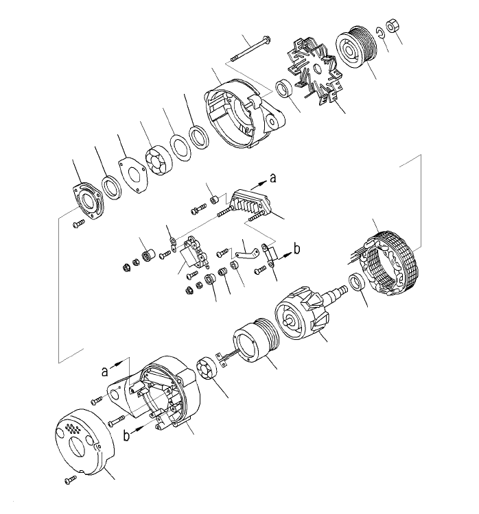 Regulator Assembly KD0-35719-0280 KOMATSU