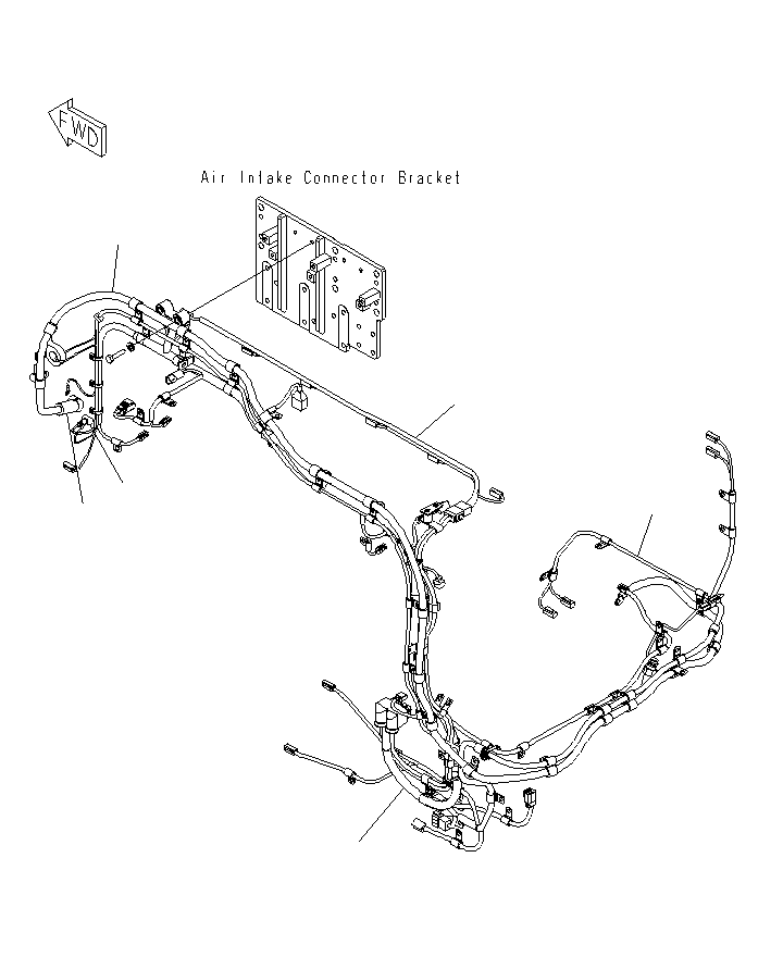 Жгут проводов 6245-81-5381 KOMATSU