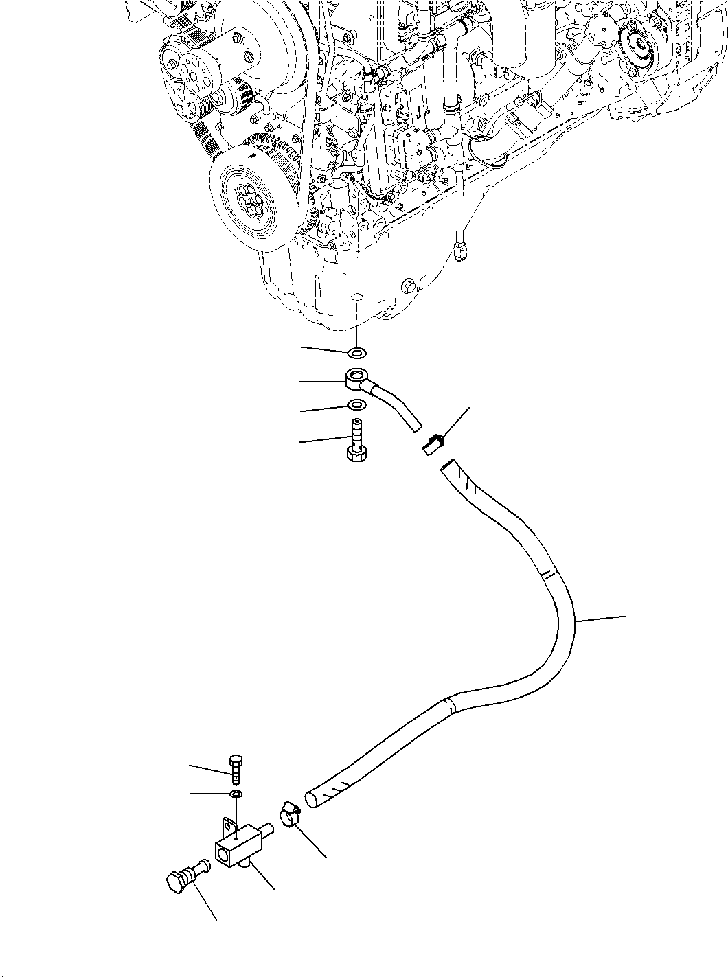 болт 01253-61620 KOMATSU