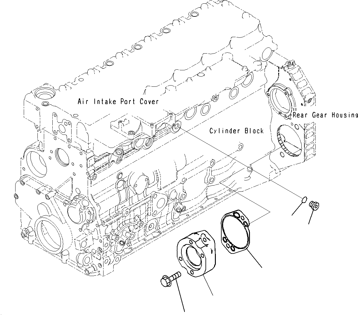 Переходник 6754-21-9140 KOMATSU