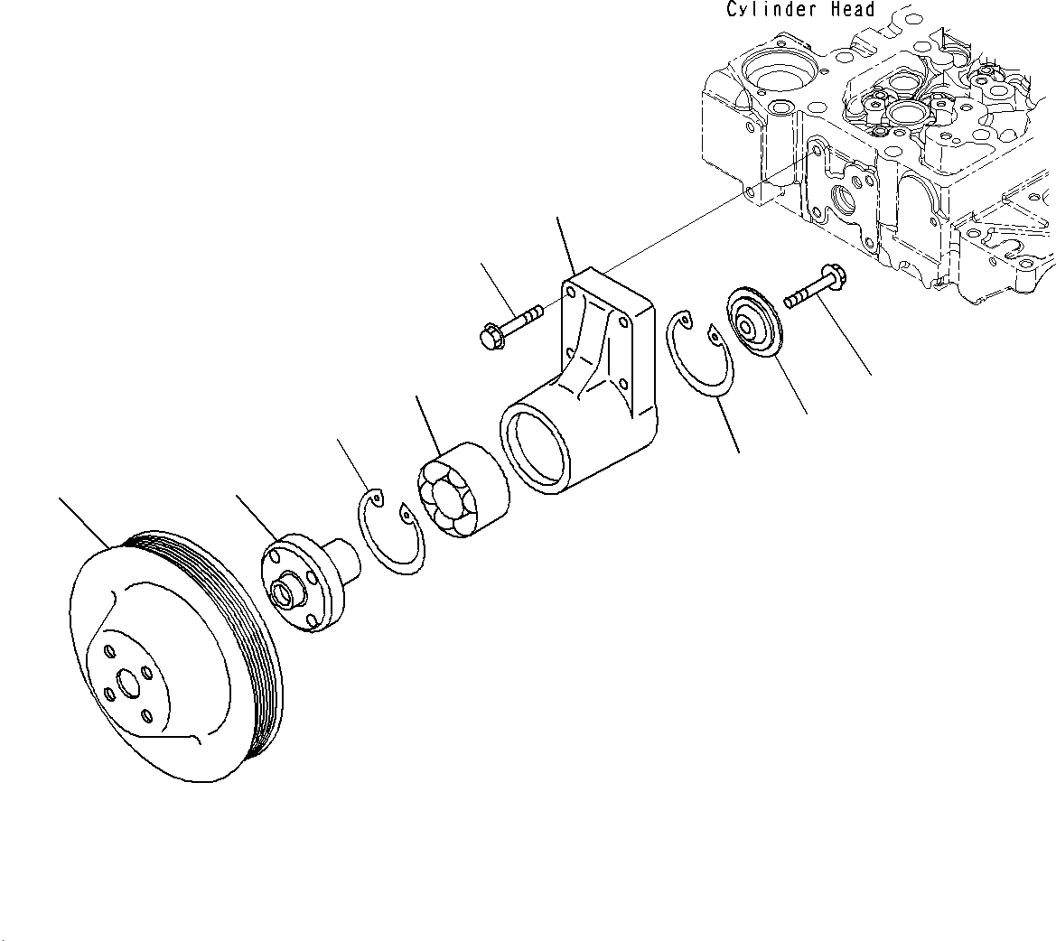 Support Assembly 6754-61-3210 KOMATSU