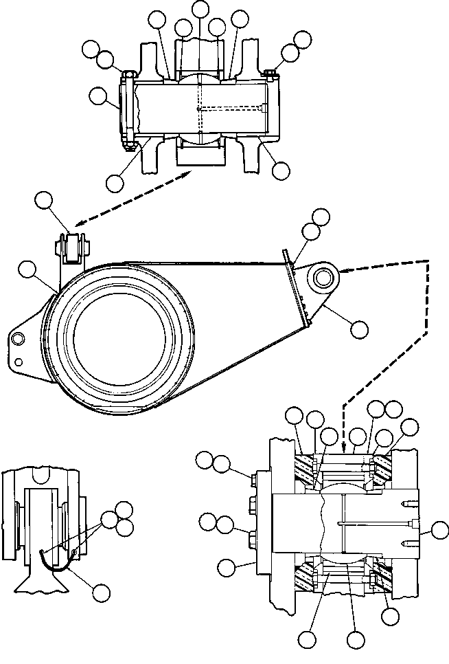 PIN, BEARING TY2735 KOMATSU