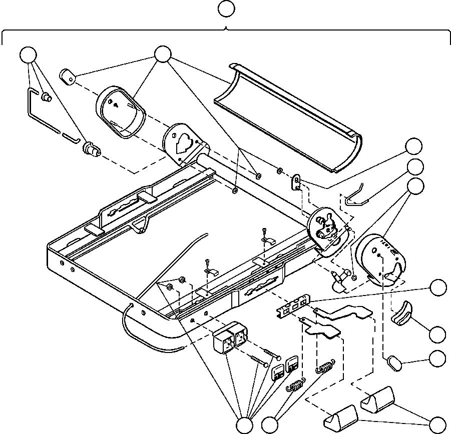 HANDLE, BACKREST VE0283 KOMATSU