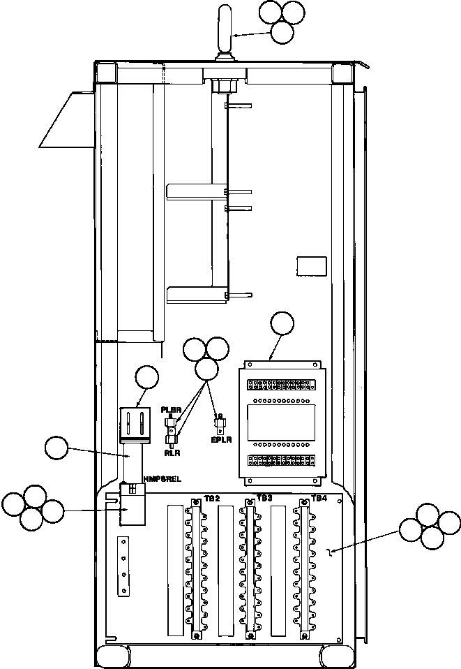 TERMINAL BLOCK PANEL (SEE INDEX) TY9891 KOMATSU