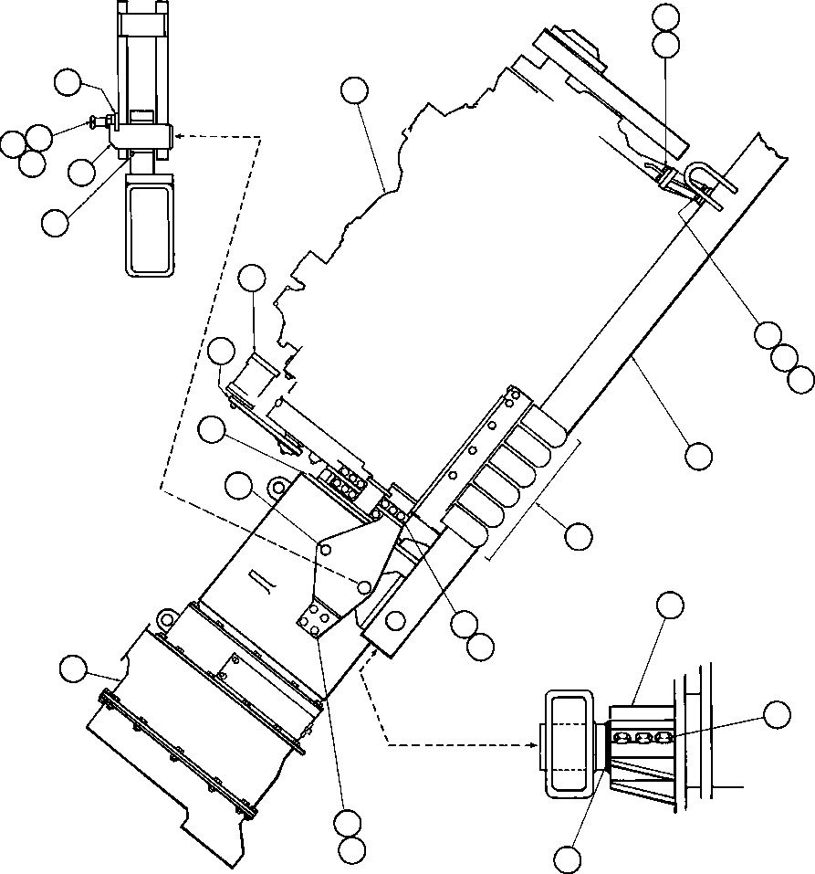 Винт с головкой - 1" - 8NC X 2 1/4" D1784 KOMATSU