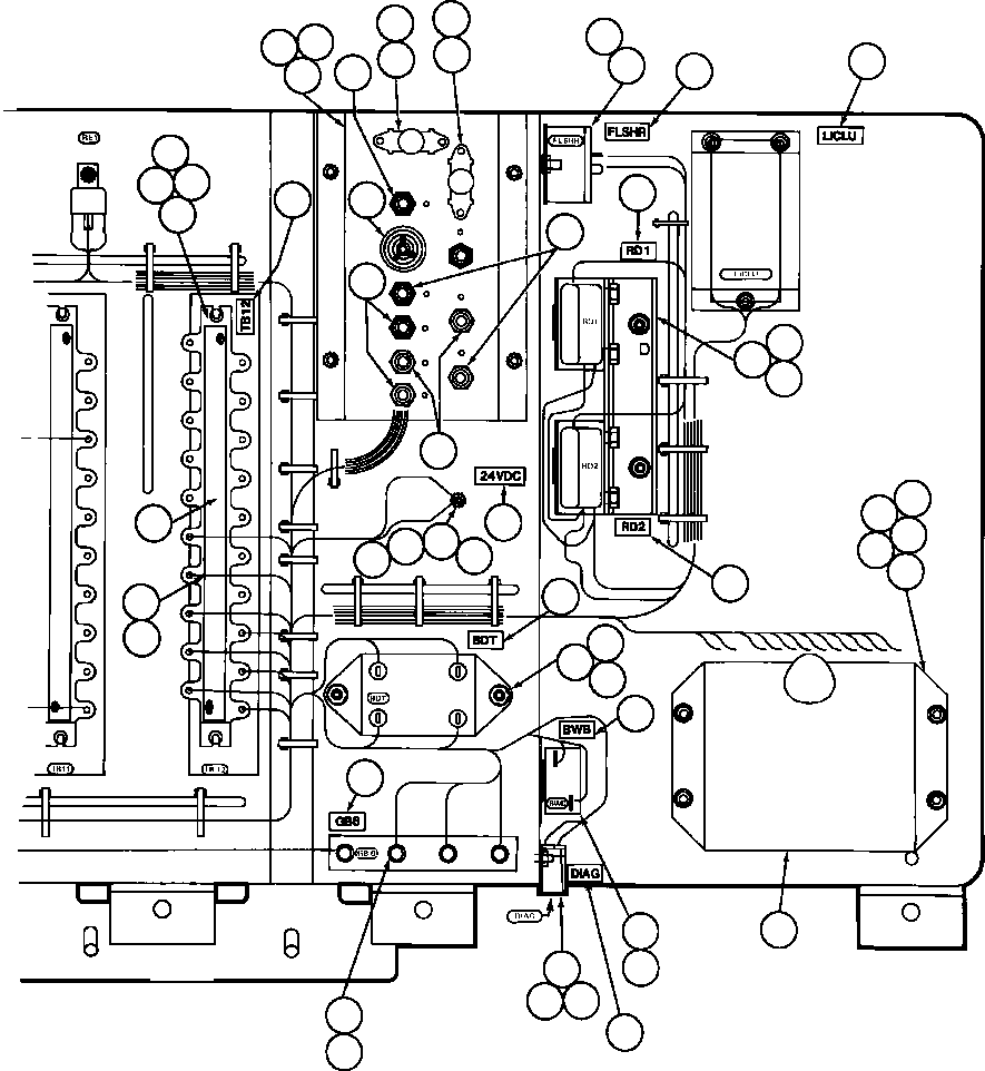 HOLDER, FUSE TZ8159 KOMATSU