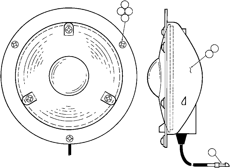 Лампа - 24 VOLT SG6747 KOMATSU