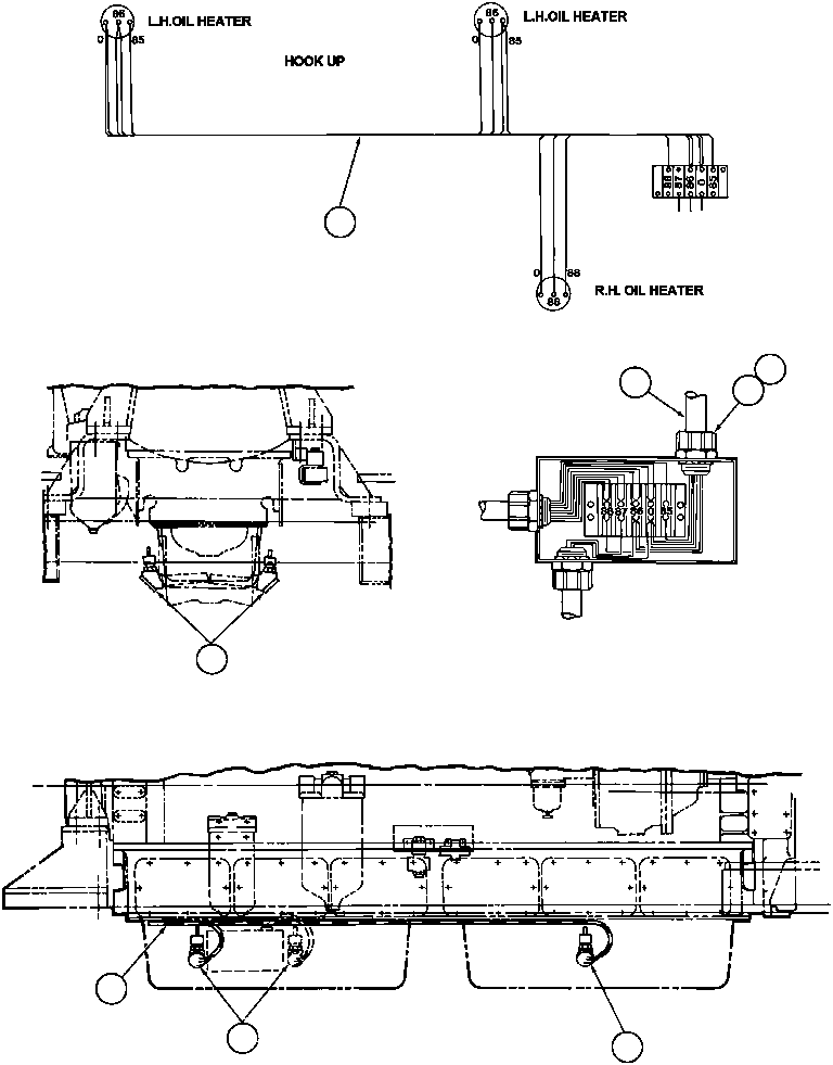 HEATER, LUBE OIL VA9200 KOMATSU