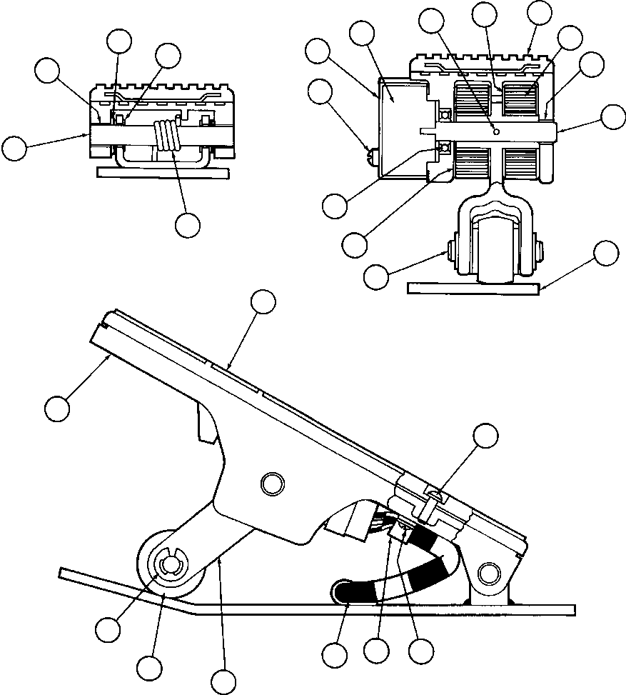 LEVER, TREADLE VE7553 KOMATSU