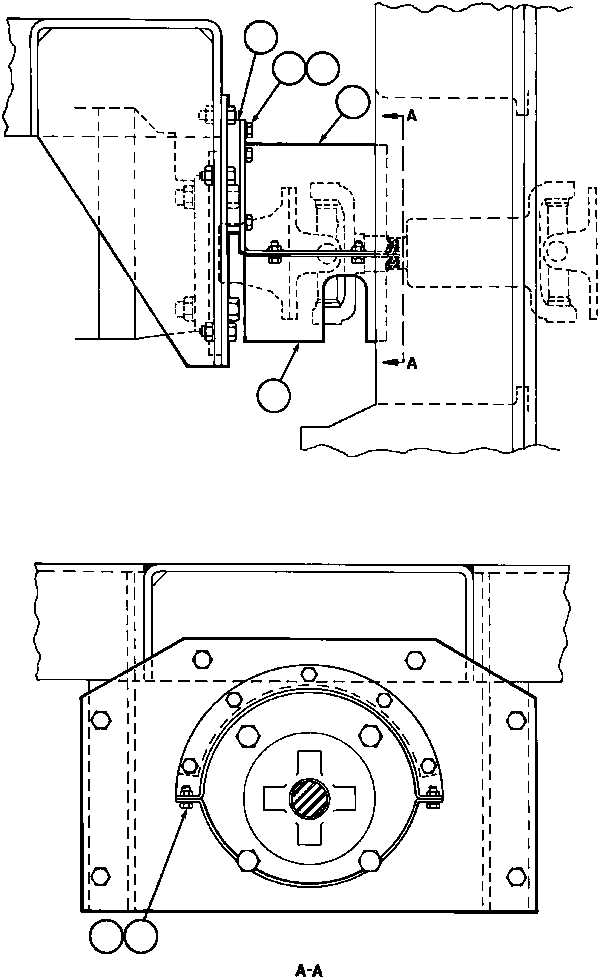 RING, TAPPED TZ8045 KOMATSU