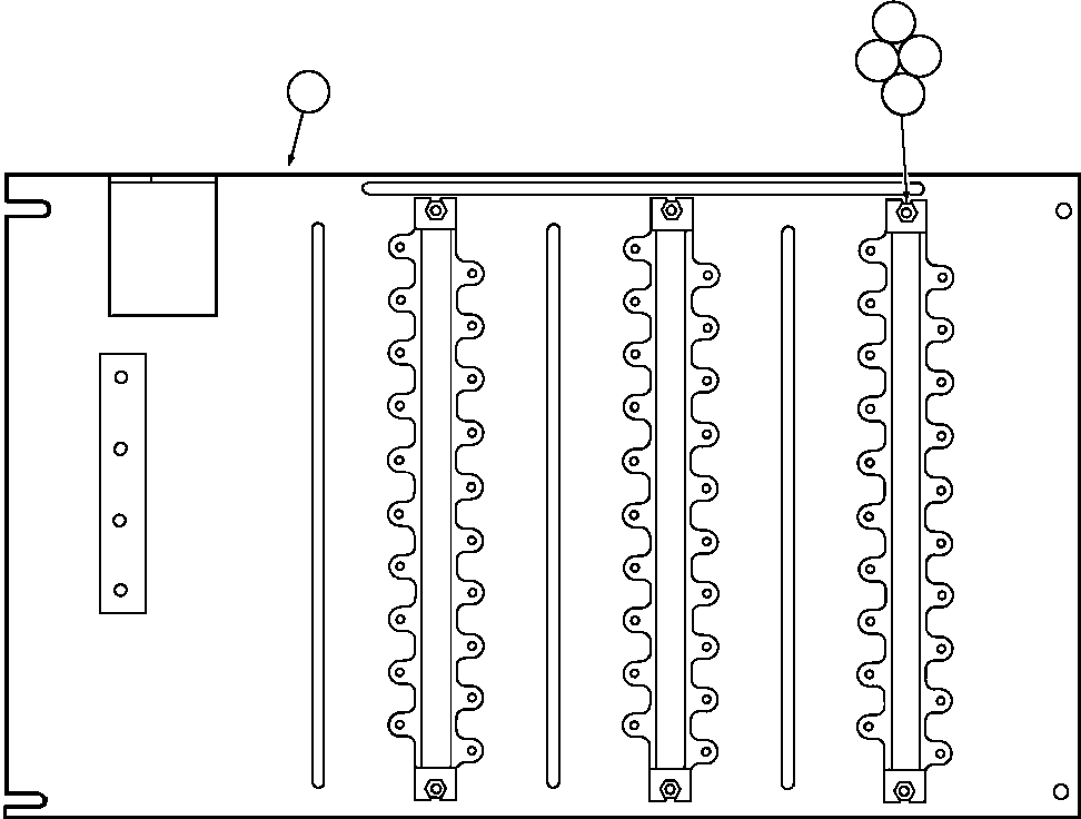 PANEL, TERMINAL BLOCK EB9838 KOMATSU