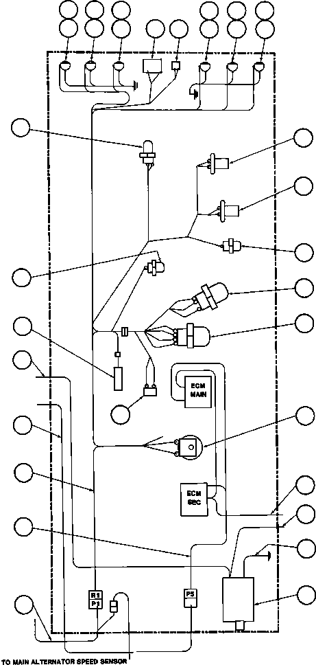 HARNESS, DDEC INTERFACE YA2707 KOMATSU