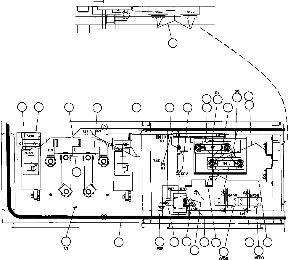 Кабель - 73Y/73Z EB7412 KOMATSU