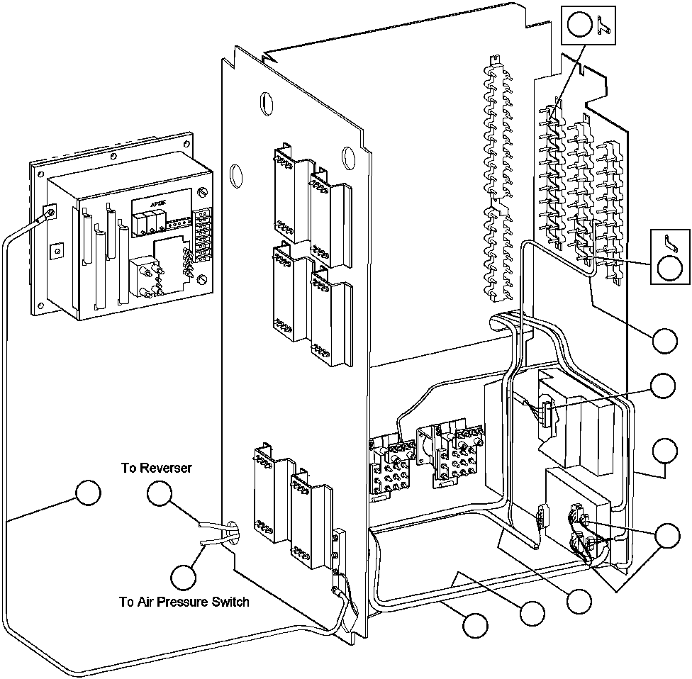 HARNESS - CONTROL CABINET - INTERNAL ED8153 KOMATSU