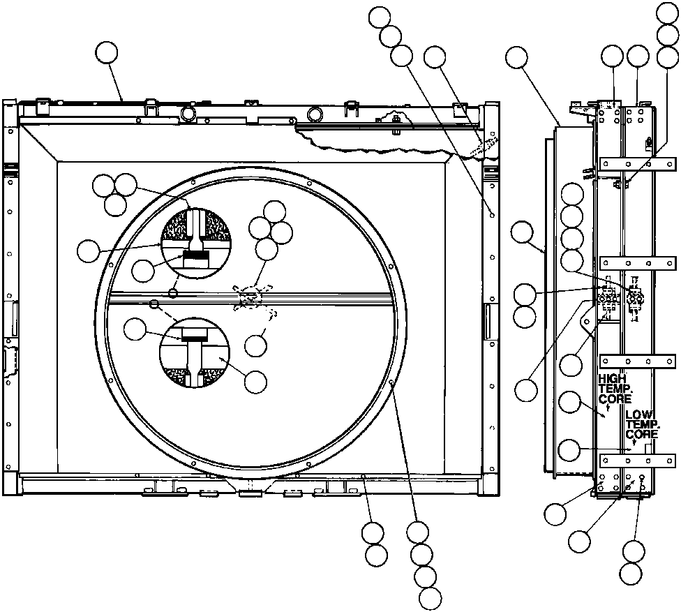 SUPPORT, CENTER VE6987 KOMATSU