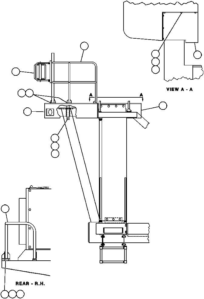 ADAPTOR, LADDER EC6631 KOMATSU