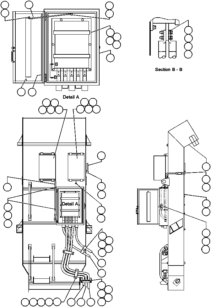 Кабель - 7GA2 CH1034 KOMATSU
