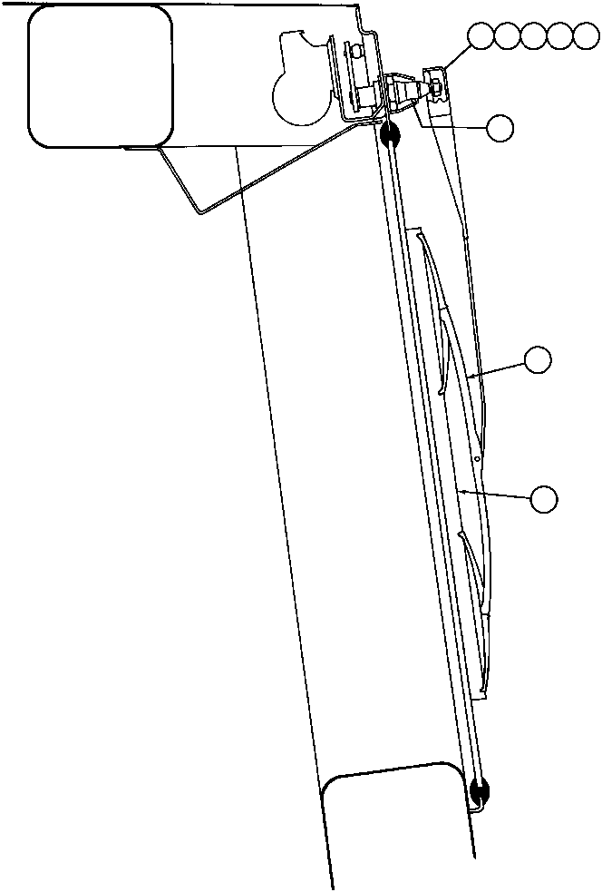 ARM, WIPER - WET PB6368 KOMATSU