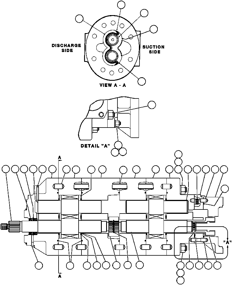 (3) INCLUDED IN PB8769 PUMP REWORK KIT. PB8769 KOMATSU