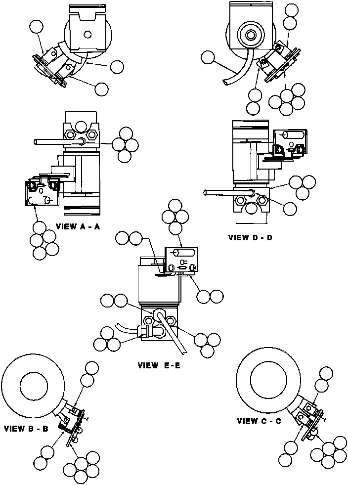ADAPTOR, MOUNTING VJ8837 KOMATSU