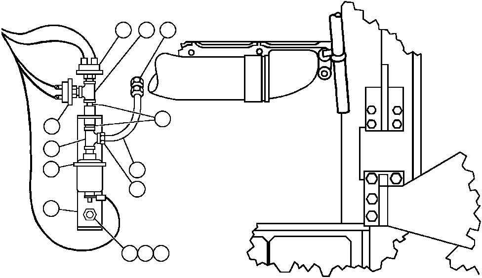 PLATE, MANIFOLD ED0607 KOMATSU
