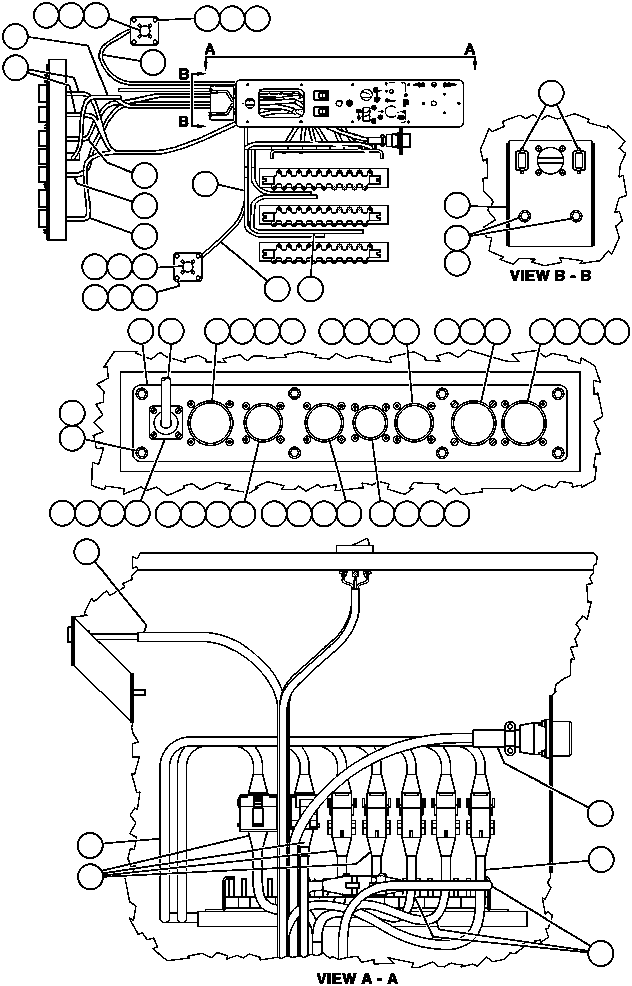 HARNESS, CAB MAIN EF9155 KOMATSU