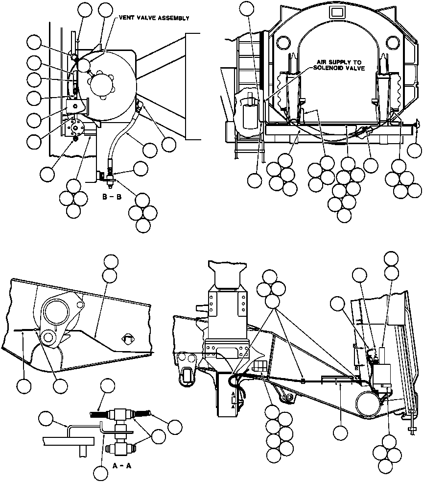 HARNESS (SOLENOID TO ENGINE HARNESS R23) EC7742 KOMATSU