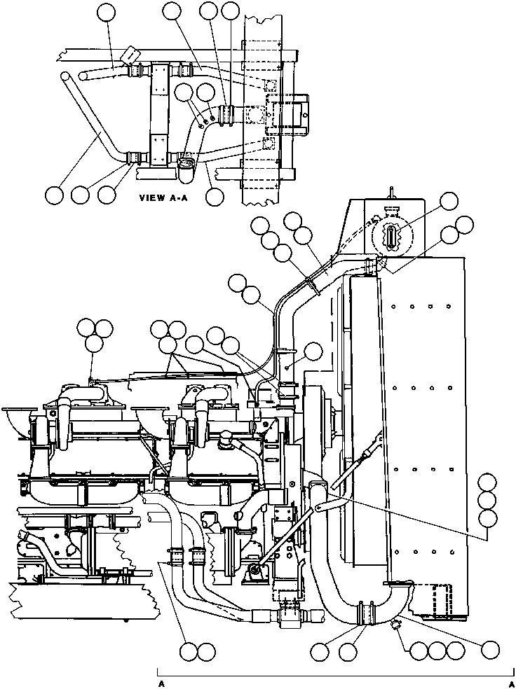TUBE - L.H. EC9539 KOMATSU